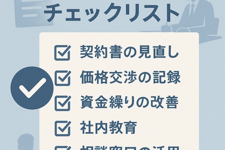 改正下請法への実務対応 — 経営者が今から準備すべきこと